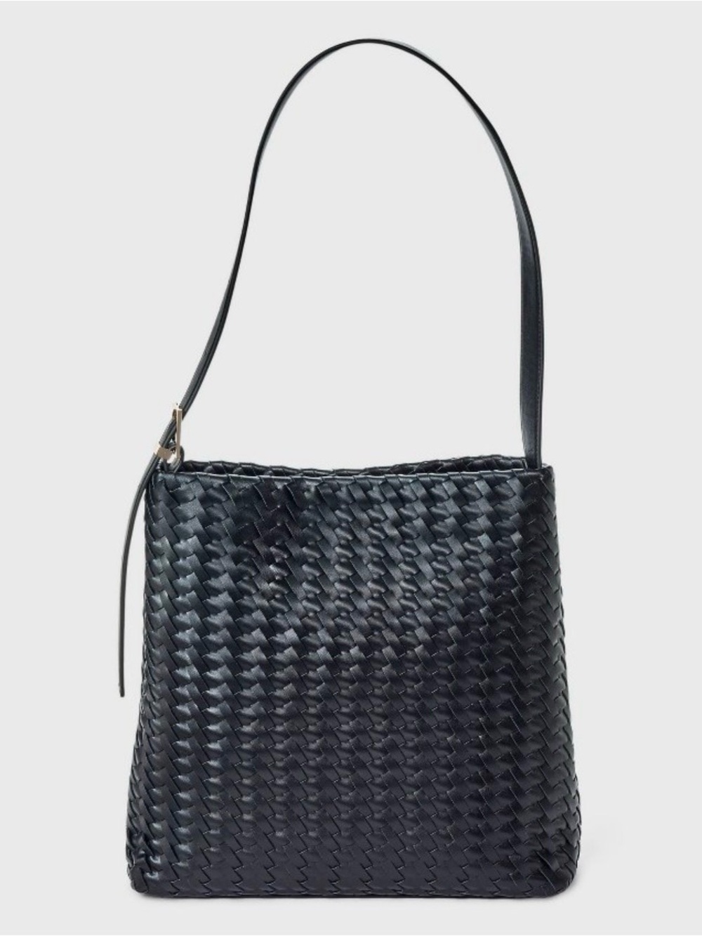 A New Day Black Woven Shoulder Bag